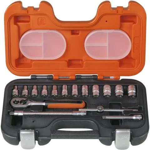Erbjudandepris S160 Bahco Hylsnyckelsats 1/4"